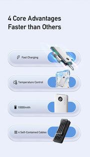 AWEI Built-in Wired Intelligent Multi-Output Power Bank