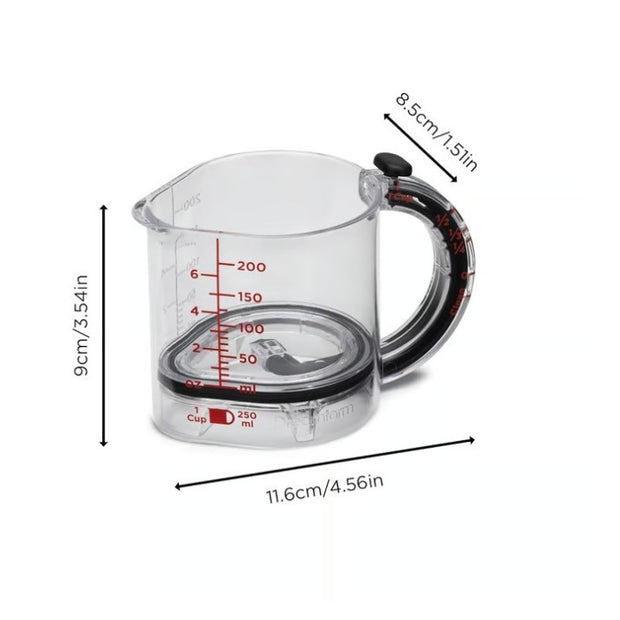 One-piece Adjustable Measuring Cup