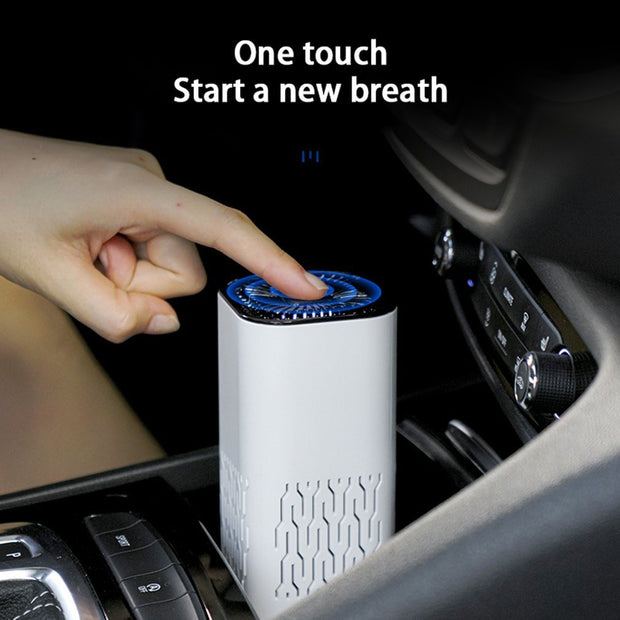 Car Air Purifier Portable Negative Ion Generator Remove Form