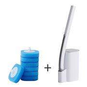 Replaceable Brush Head Toilet Brush Bathroom No Dead Corner