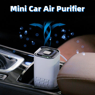Car Air Purifier Portable Negative Ion Generator Remove Form